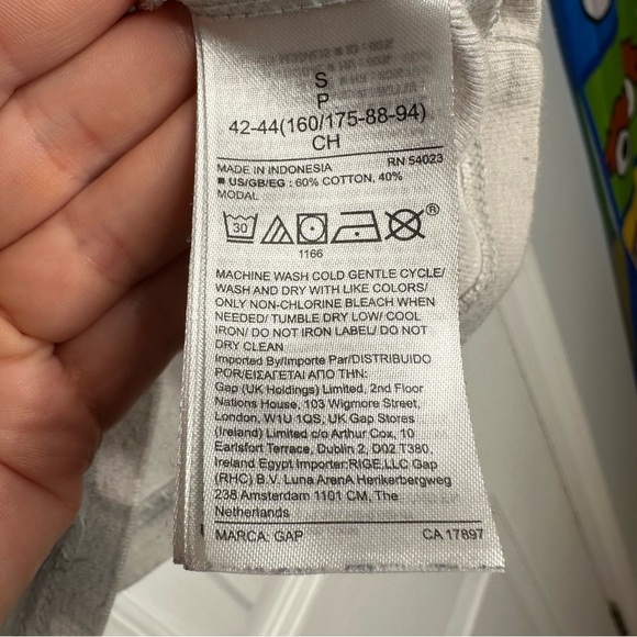 GAP Favourite Camo Shirt Long Sleeved Grey & White Size Small - Picture 8 of 16